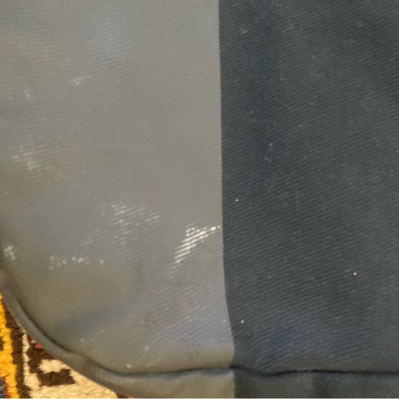 Navy Blue Messenger Bag with Flag Patch - Picture 11 of 11